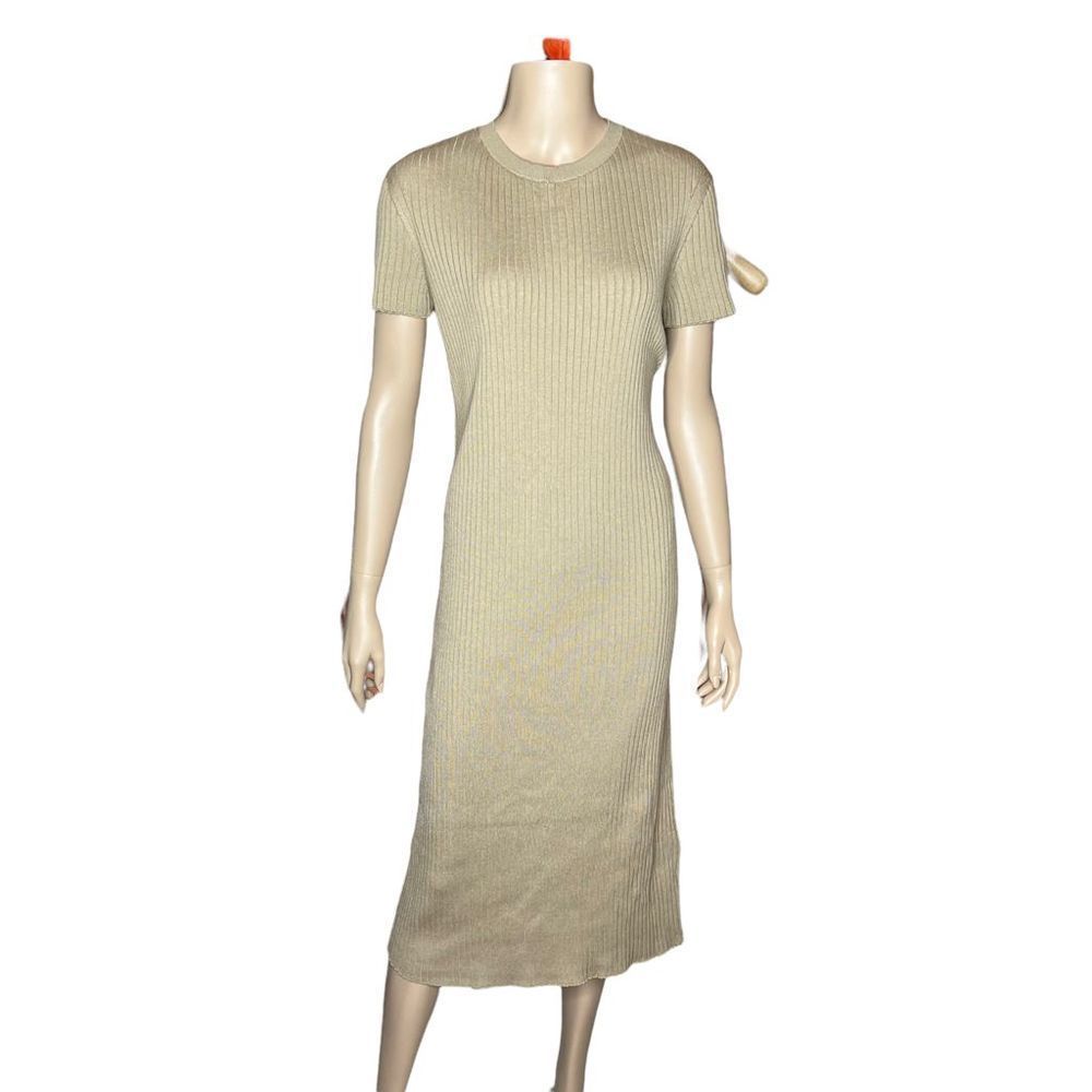 Ralph Lauren Collection Rib-Knit Wool & Silk Day Bodycon Dress - Picture 8 of 10